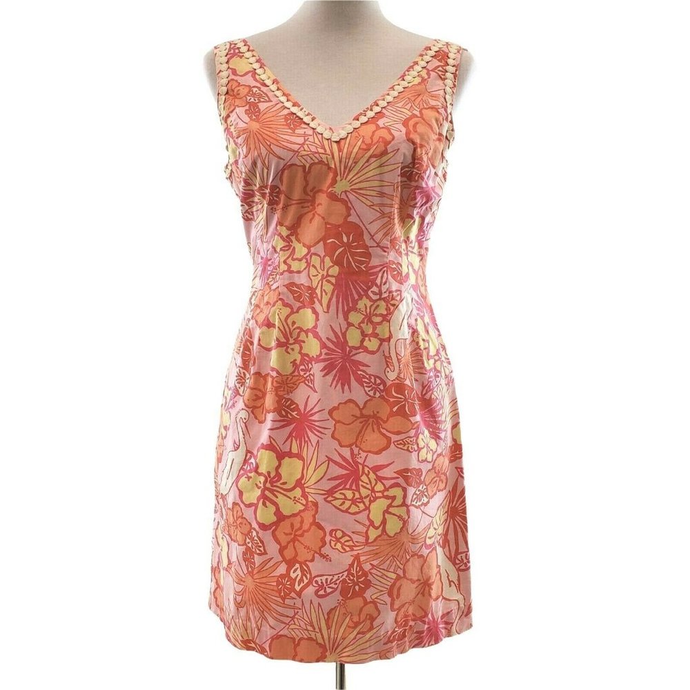 LILLY PULITZER Dress Heron There White Label